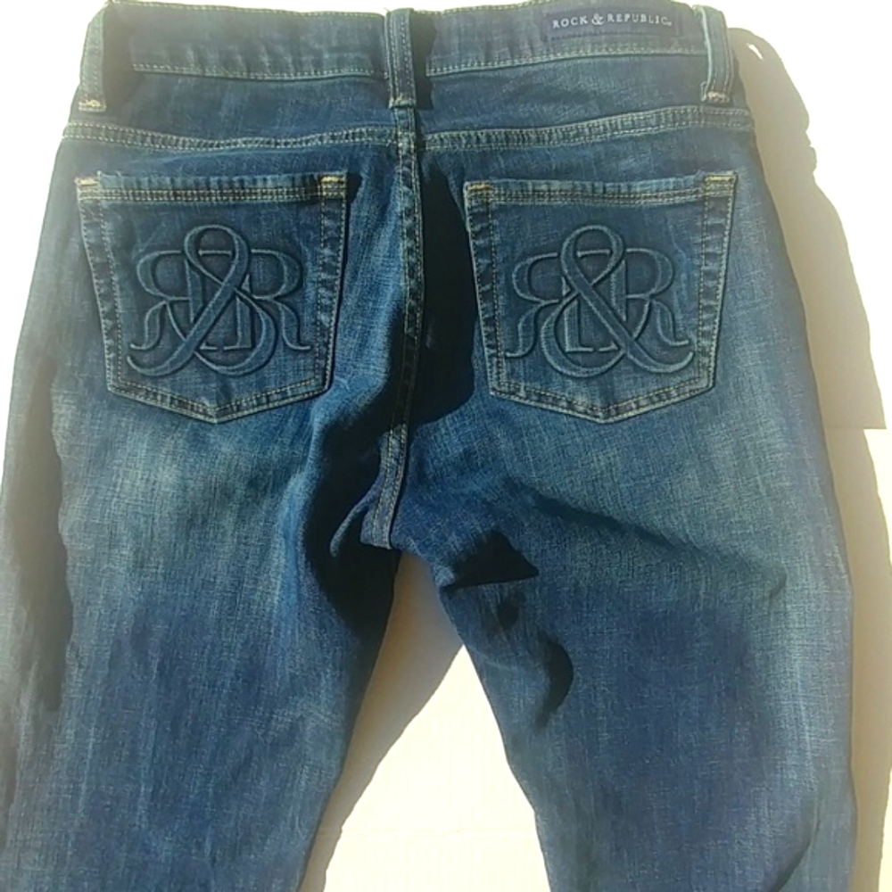 Rock & Republic BERLIN dark wash SKINNY jeans